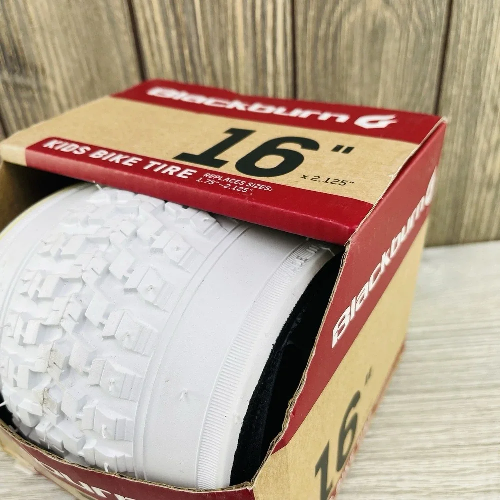 White Blackburn Kids Bike Tire 16
